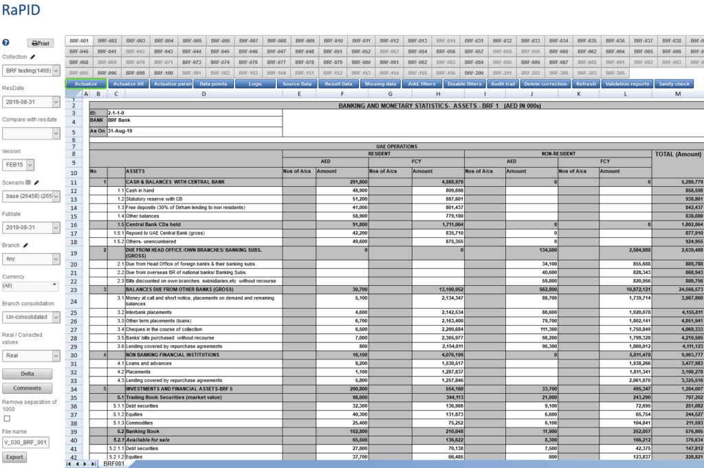 Regulatory Reporting in Banking